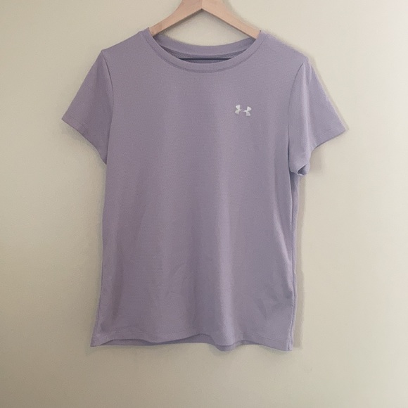 Under Armour Tops - UnderArmor Women's Velocity Crew Neck Shirt Purple